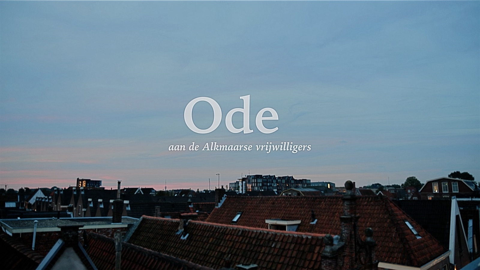 Documentaire 'Ode aan de Alkmaarse vrijwilligers'